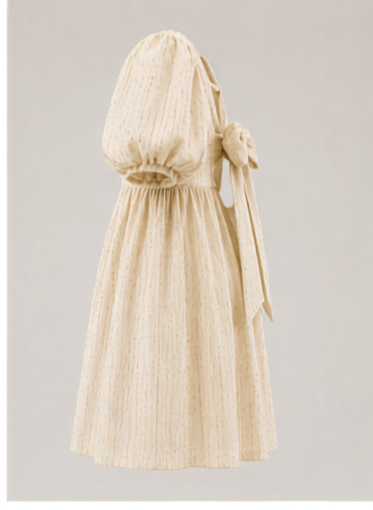 Shimmer Puff Sleeve Dress — view 2