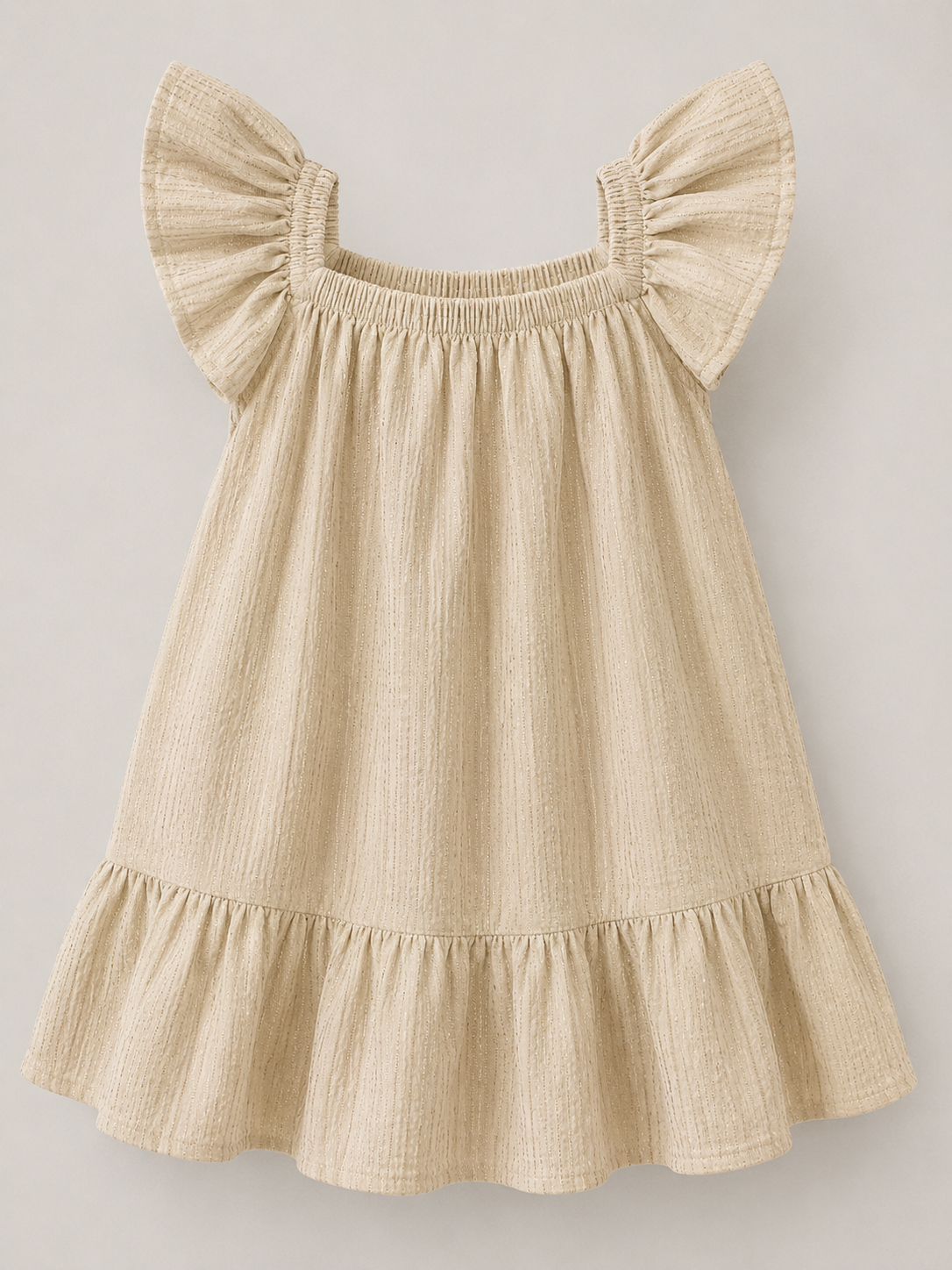 Flutter Sleeve Dress — Girls