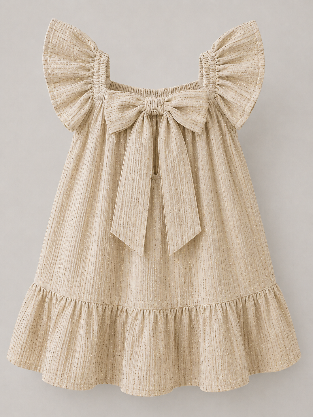Flutter Sleeve Dress — Girls — view 2