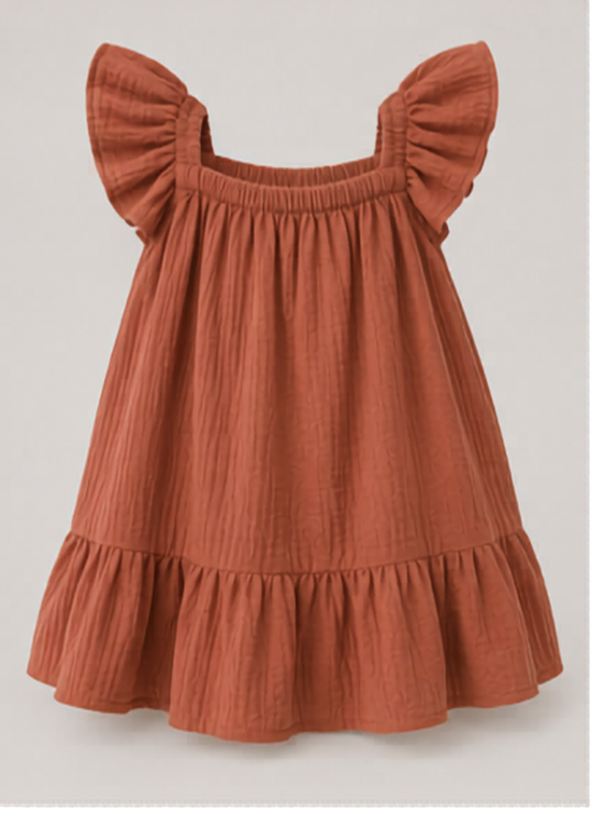 Flutter Sleeve Dress — Girls