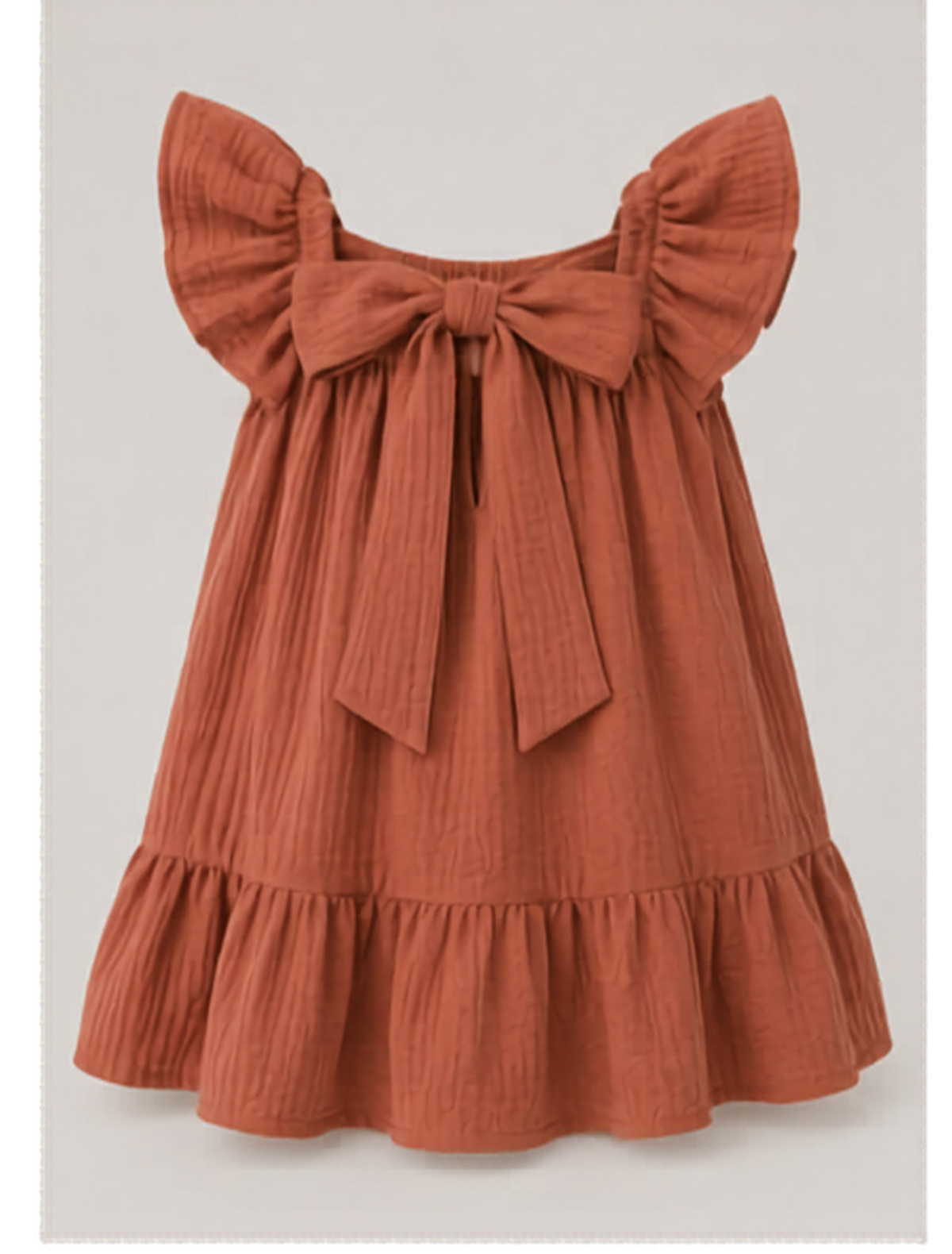 Flutter Sleeve Dress — Girls — view 2